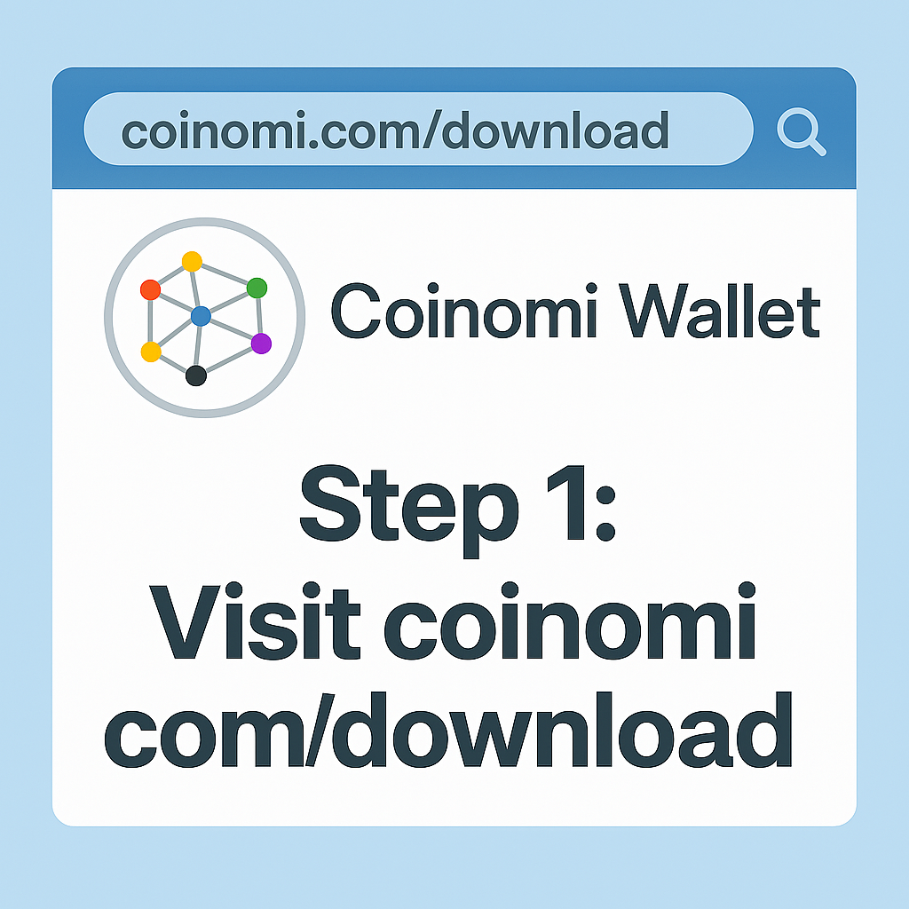 Visit official Coinomi download page