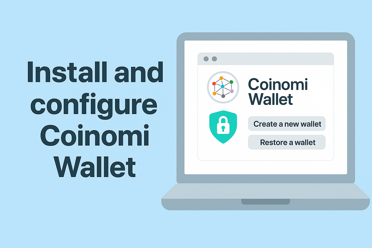 Install and configure Coinomi Wallet